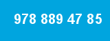 978 889 47 85 978 889 47 85